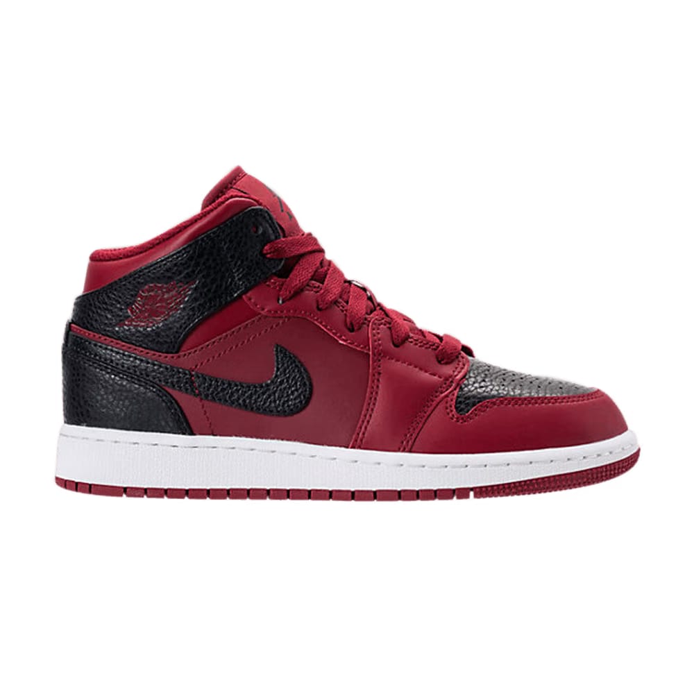 Air Jordan 1 Retro Mid GS Team Red Black
