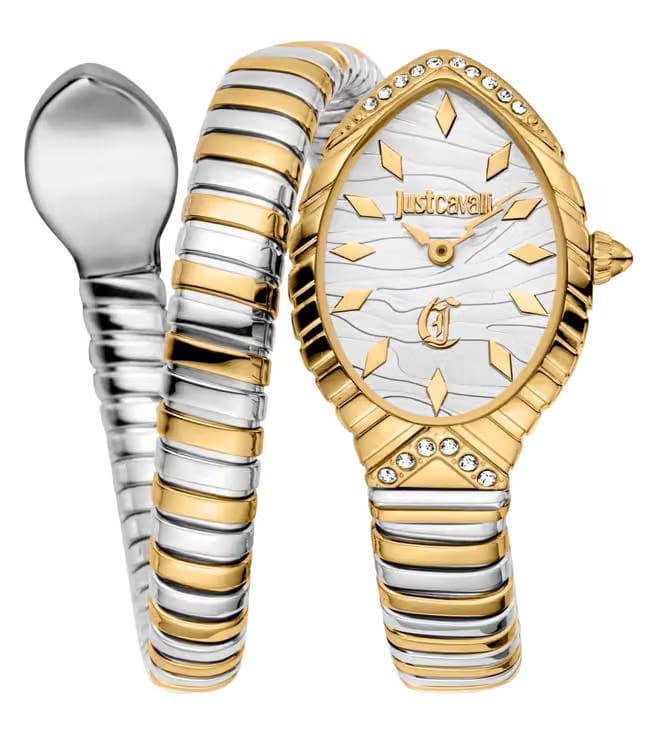 Just Cavalli JC1L322M0055 Unica Snake Analog Watch for Women