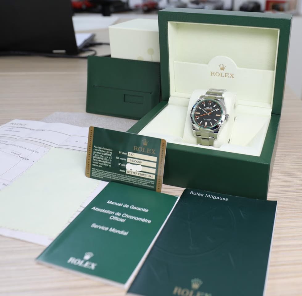 Rolex | Milgauss | 116400GV | Steel | 40 mm | Steel | Black | Automatic