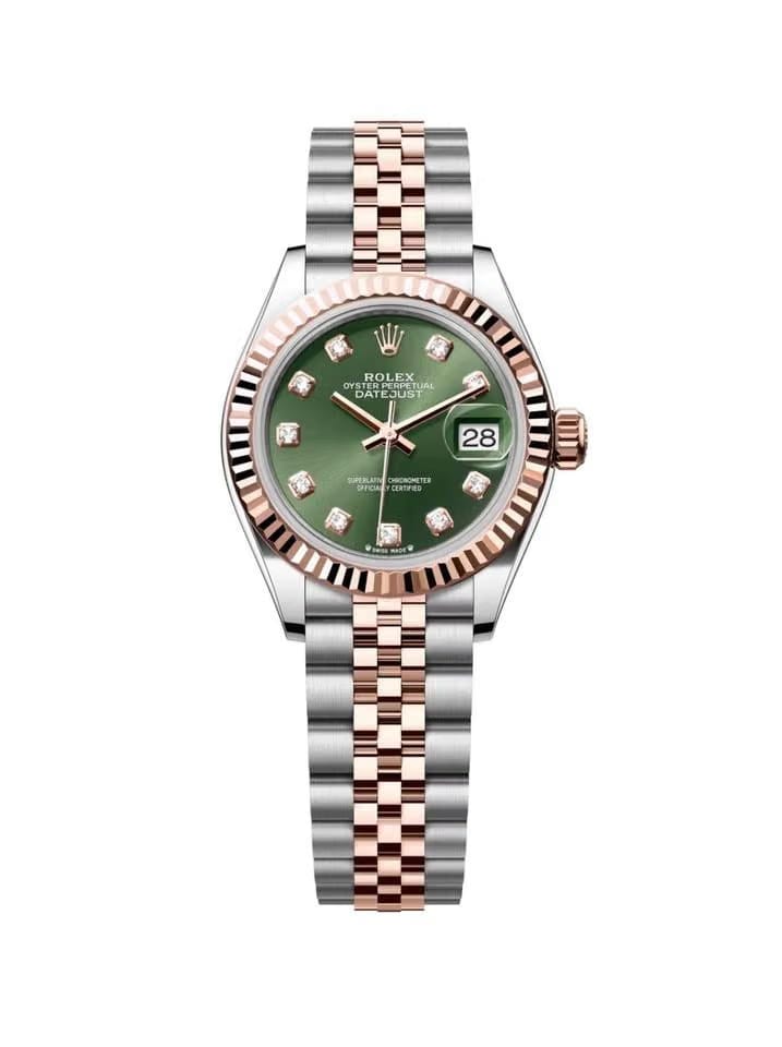 Rolex | Datejust | 279171 | Gold/Steel | 28 mm | Gold/Steel | Green | Automatic