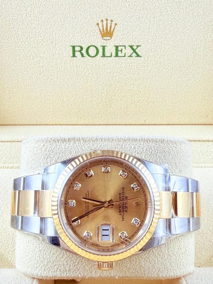 Rolex | Datejust | 126233 | Gold/Steel | 36 mm | Gold/Steel | Champagne | Automatic