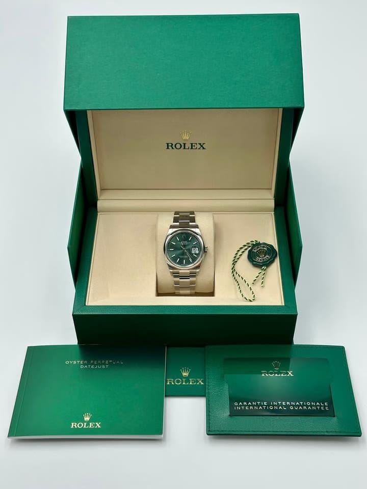 Rolex | Datejust | 126200 | Steel | 36 mm | Steel | Green | Automatic