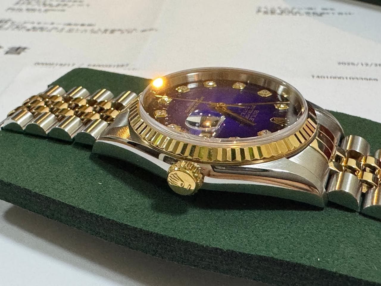 Rolex | Datejust | 16233 | Gold/Steel | 36 mm | Gold/Steel | Blue | Automatic