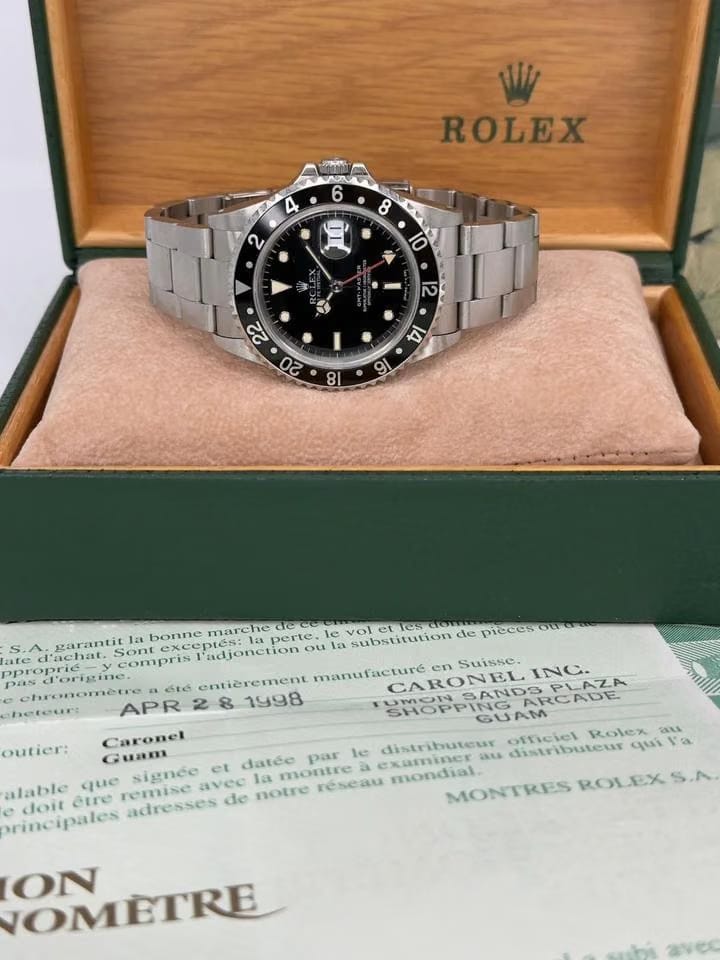 Rolex | GMT-Master | 16700 | Steel | 40 mm | Steel | Black | Automatic