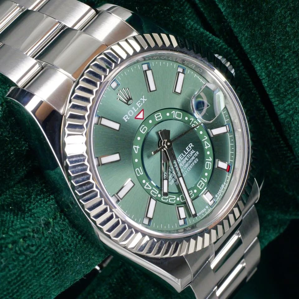 Rolex | Sky-Dweller | 336934 | Steel | 42 mm | Steel | Green | Automatic