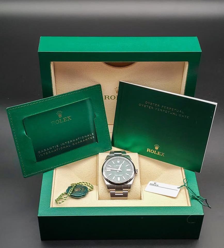 Rolex | Oyster Perpetual | 124300 | Steel | 41 mm | Steel | Green | Automatic