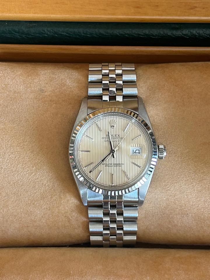 Rolex | Datejust | 16014 | Steel | 36 mm | Steel | Champagne | Automatic