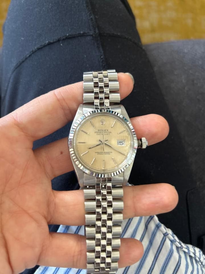 Rolex | Datejust | 16014 | Steel | 36 mm | Steel | Champagne | Automatic