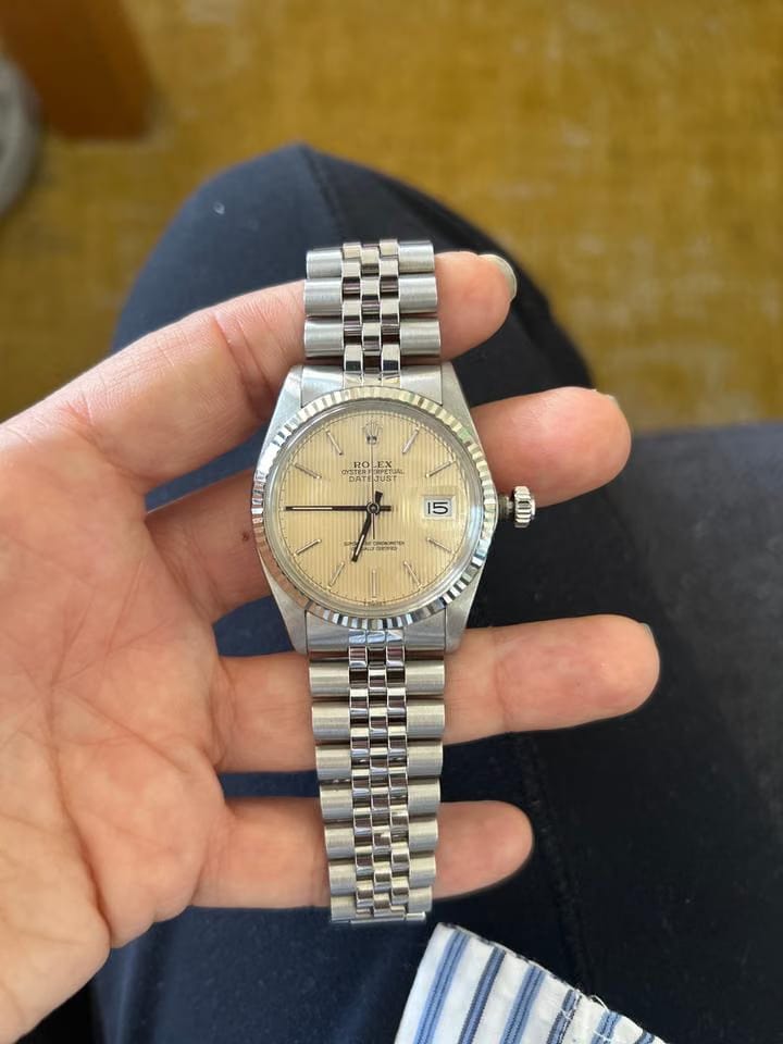 Rolex | Datejust | 16014 | Steel | 36 mm | Steel | Champagne | Automatic