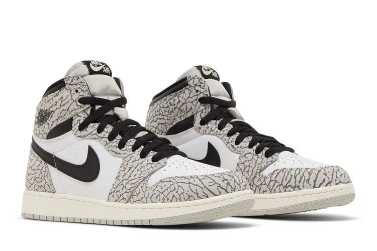 Jordan 1 Retro High OG White Cement GS