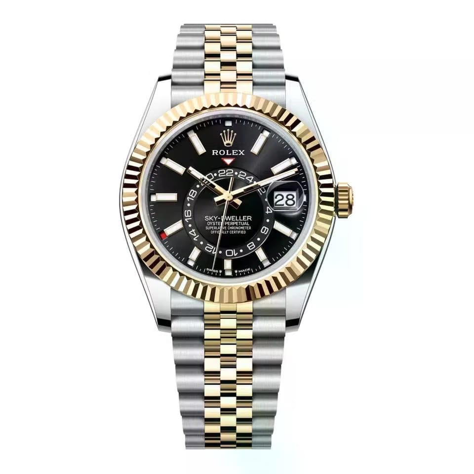 Rolex | Sky-Dweller | 336933-0004 | 42 mm | Gold/Steel | Black | Automatic