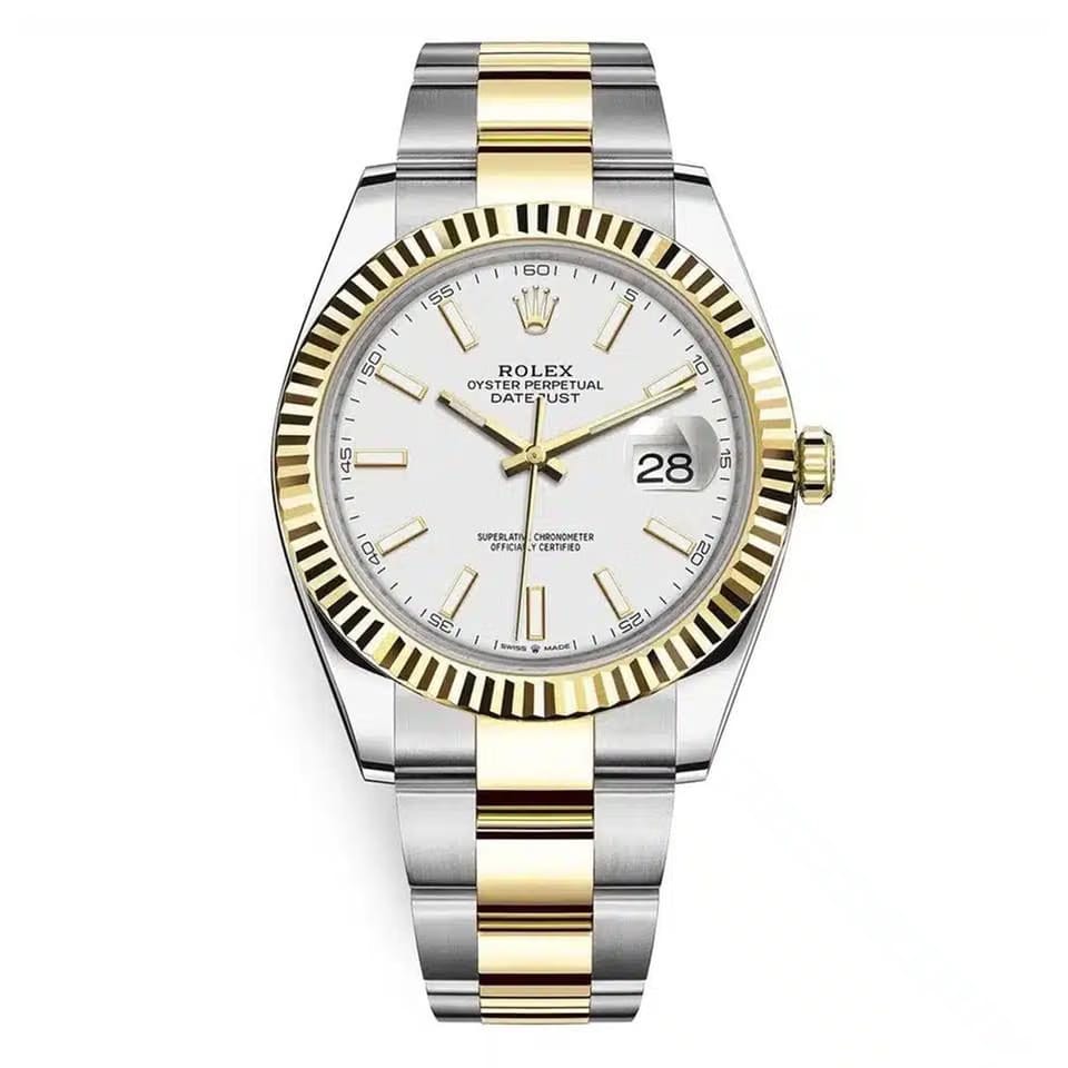 Rolex | Datejust | 126333-0015 | 41 mm | Gold/Steel | White | Automatic
