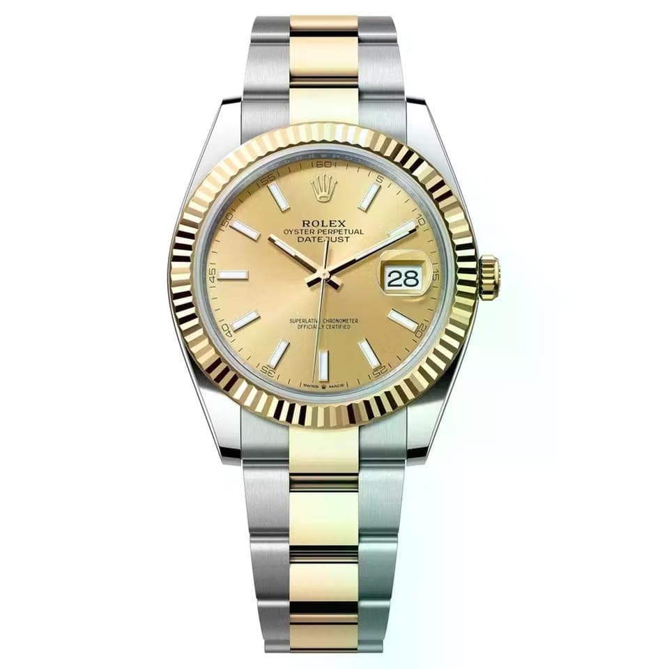 Rolex | Datejust | 126333-0009 | 41 mm | Gold/Steel | Champagne