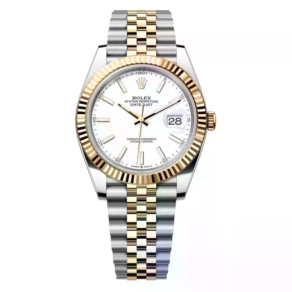 Rolex | Datejust | 126333-0016 | 41 mm | Gold/Steel | Silver | Automatic
