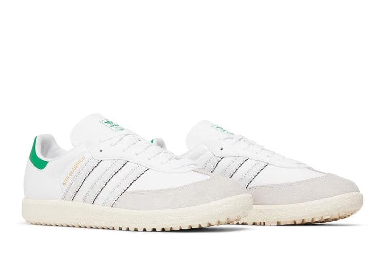 Kith x Samba Spikeless Golf White Green