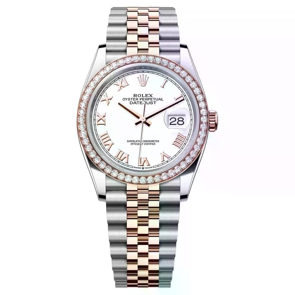 Rolex | Datejust | 126281RBR-0003 | 36 mm | Gold/Steel | White | Automatic