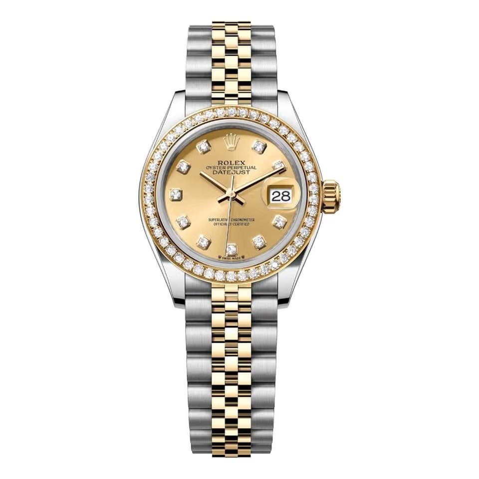 Rolex | Datejust | 279383RBR-0011 | 28 mm | Gold/Steel | Champagne | Automatic