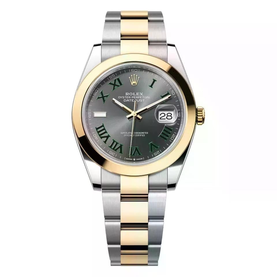 Rolex | Datejust | 126303-0019 | 41 mm | Gold/Steel | Grey | Automatic