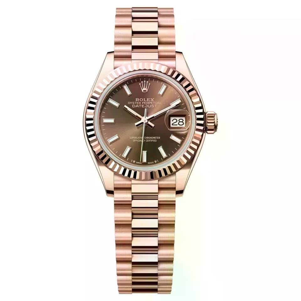 Rolex | Datejust | 279175-0007 | 28 mm | Rose gold | Brown | Automatic