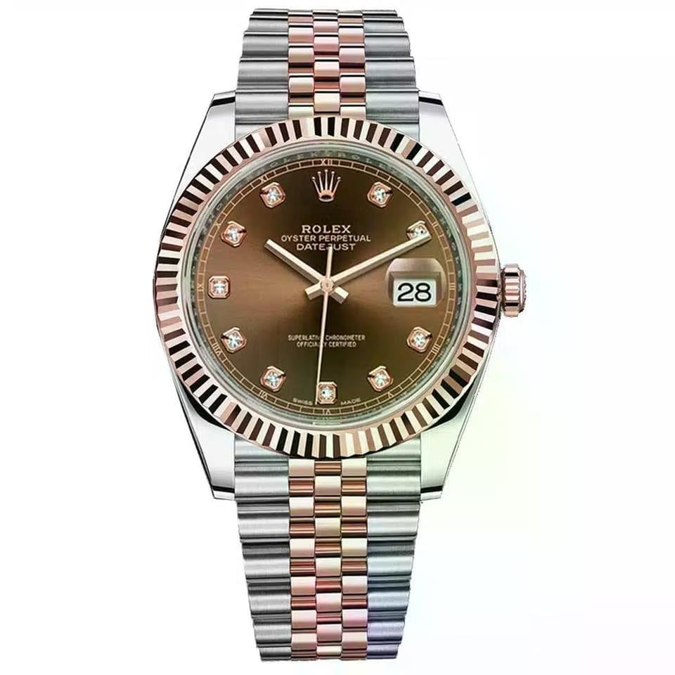 Rolex | Datejust | 126331-0004 | Steel | 41 mm | Gold/Steel | Brown | Automatic