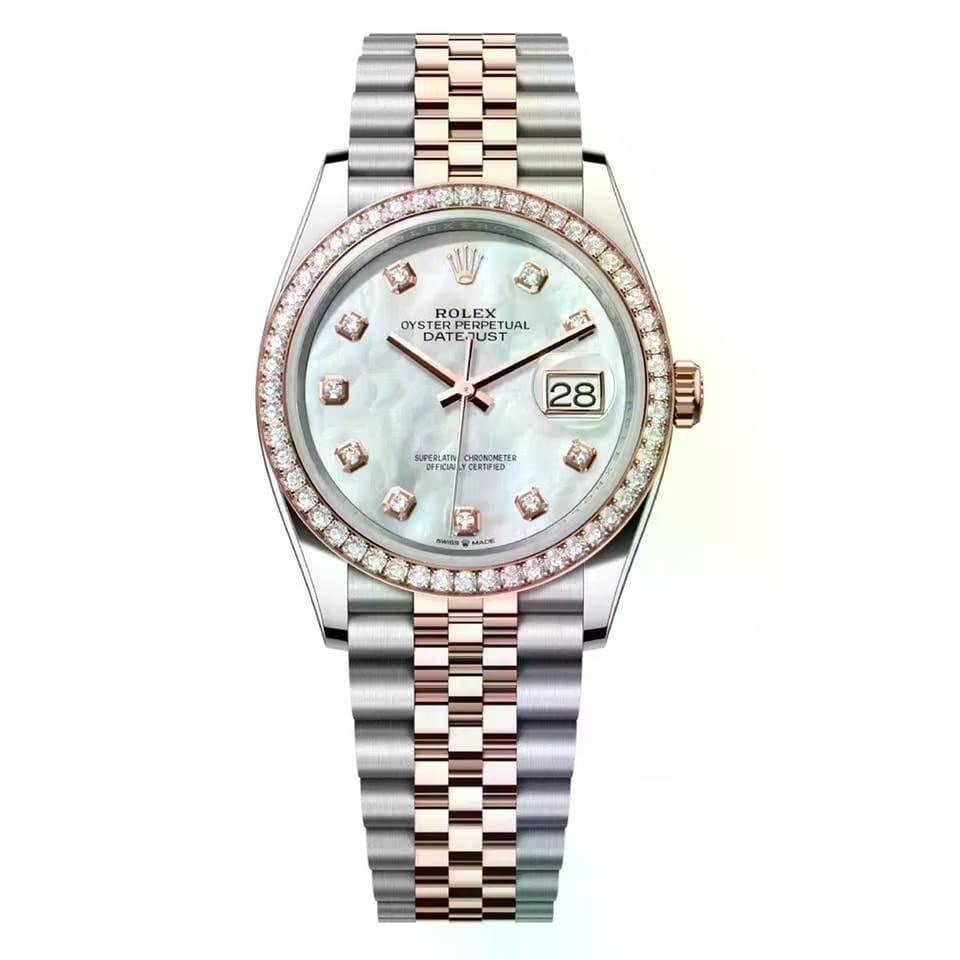 Rolex | Datejust | 126281RBR-0009 | 36 mm | Gold/Steel | Mother of pearl | Automatic