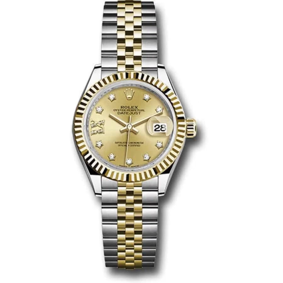 Rolex | Datejust | 279173-0021 | 28 mm | Gold/Steel | Champagne