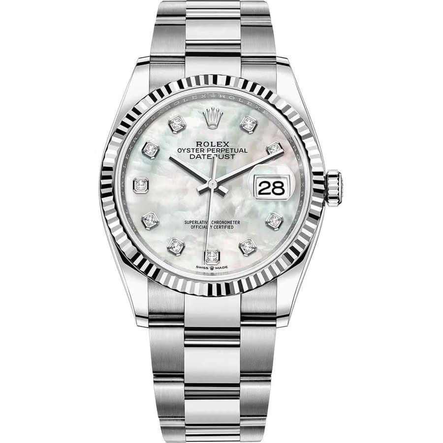 Rolex | Datejust | 126234-0020 | Steel | 36 mm | Steel | Mother of pearl | Automatic