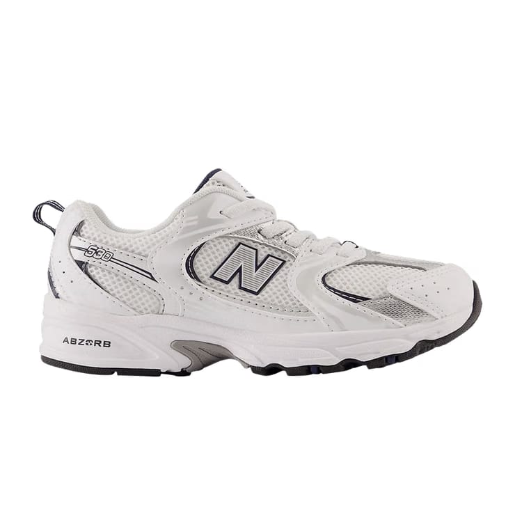 530 Bungee Little Kid White Natural Indigo