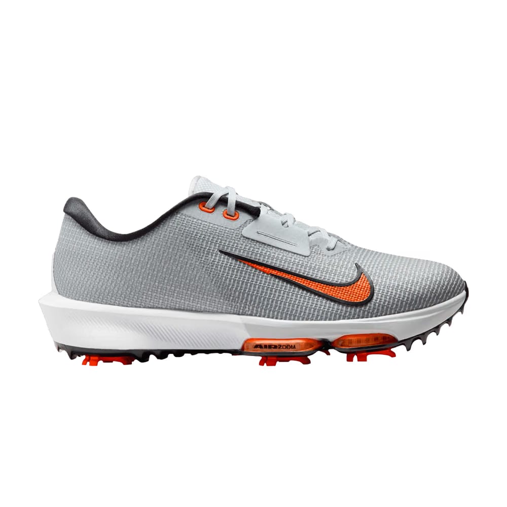 Air Zoom Infinity Tour 2 Golf Wide Pure Platinum Safety Orange