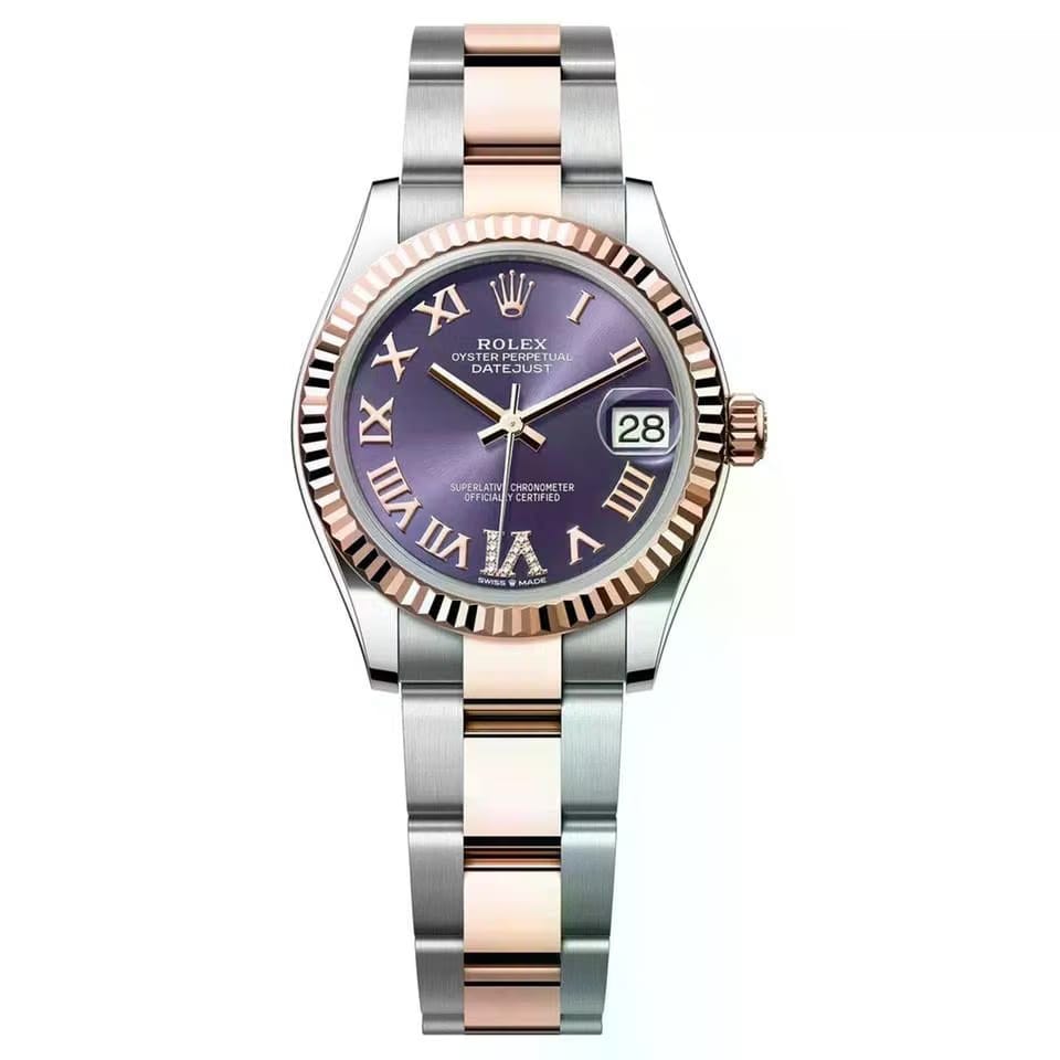 Rolex | Datejust | 278271-0019 | 31 mm | Gold/Steel | Purple | Automatic