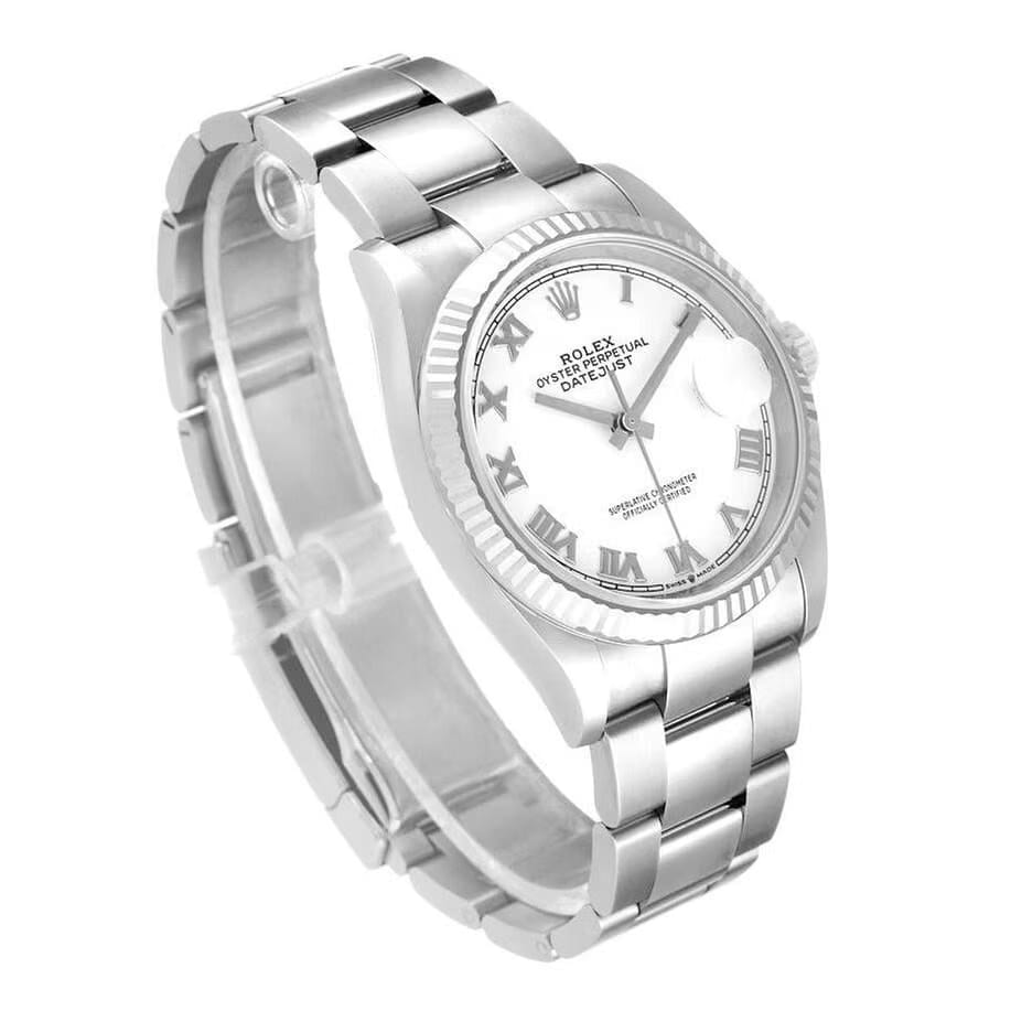 Rolex | Datejust | 126234-0026 | Steel | 36 mm | Steel | White | Automatic