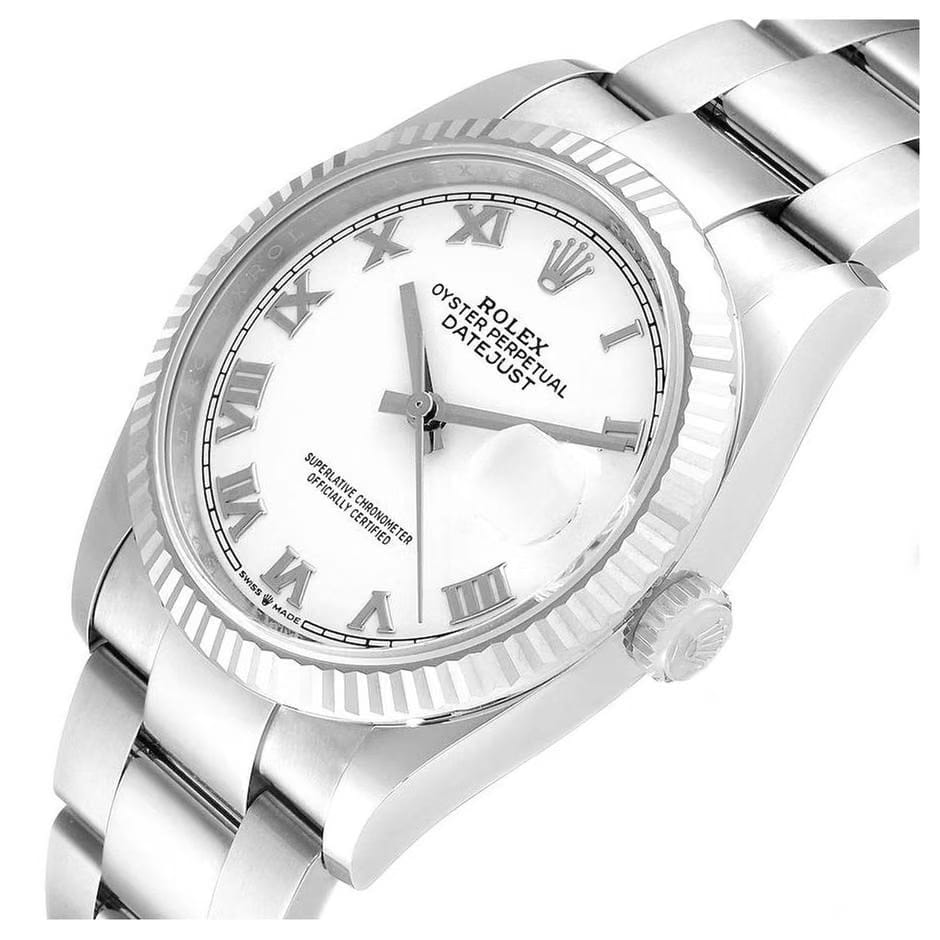 Rolex | Datejust | 126234-0026 | Steel | 36 mm | Steel | White | Automatic