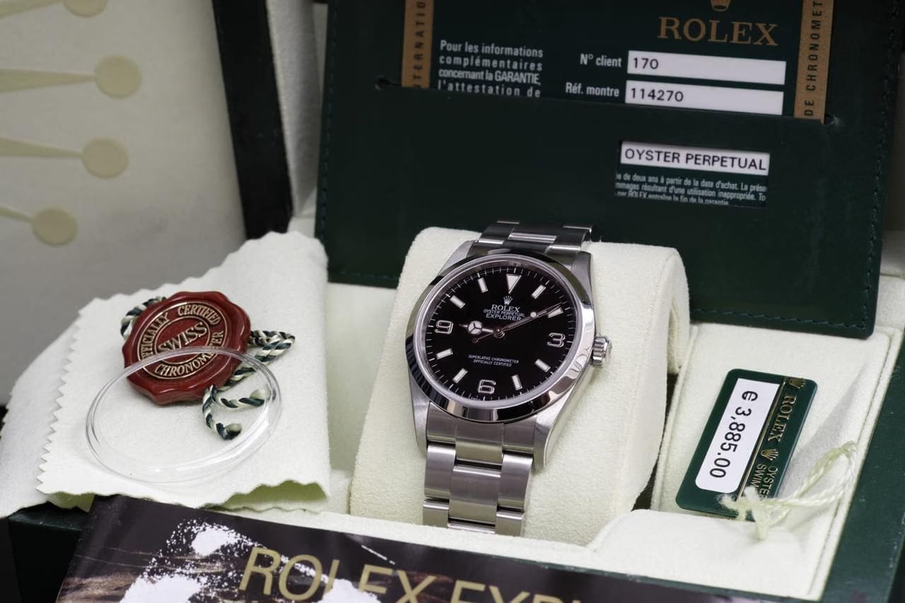 Rolex | Explorer | 114270 | Steel | 36 mm | Steel | Black | Automatic
