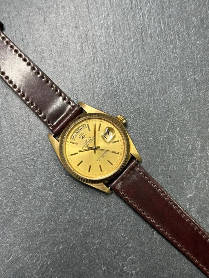 Rolex | Datejust | 116333 | Yellow gold | 38 mm | Leather | Gold | Automatic