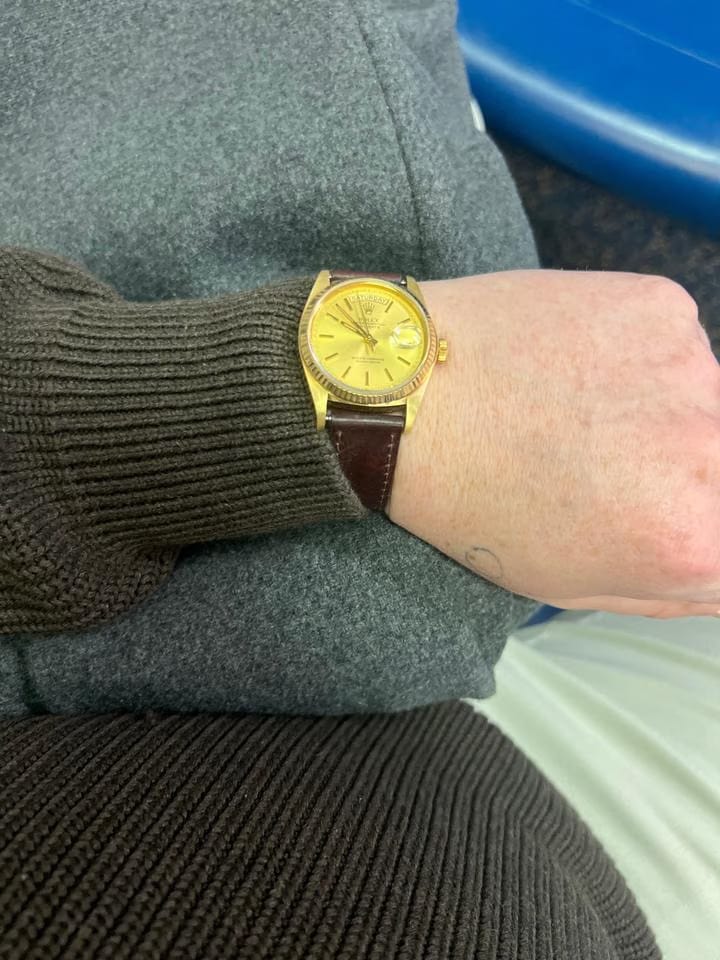 Rolex | Datejust | 116333 | Yellow gold | 38 mm | Leather | Gold | Automatic