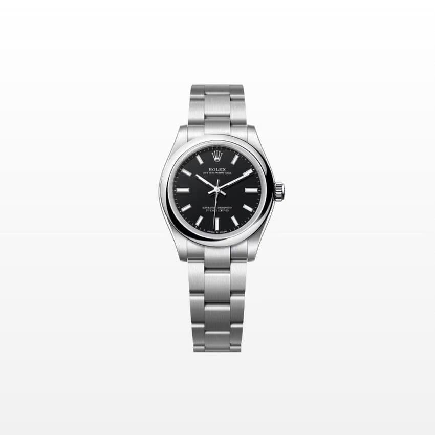 Rolex | Oyster Perpetual | 277200 | Steel | 31 mm | Steel | Black | Automatic