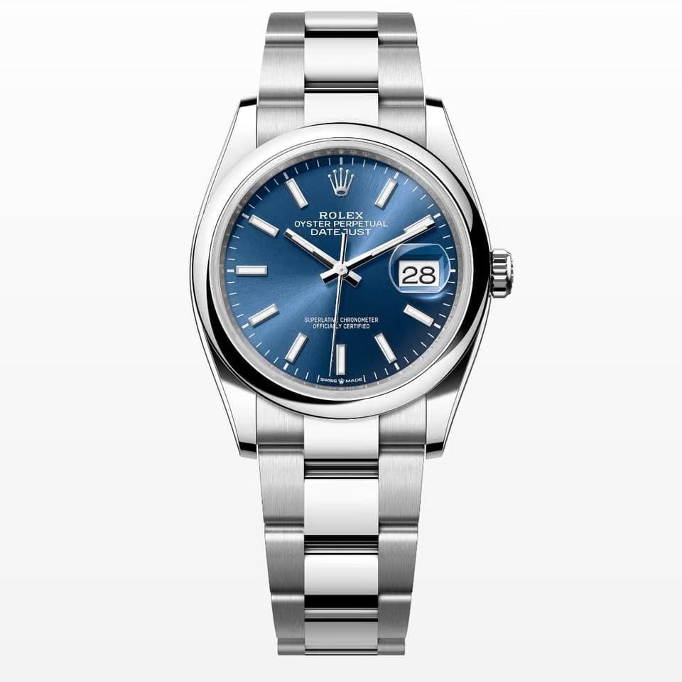 Rolex | Datejust | 126200 | Steel | 36 mm | Steel | Blue | Automatic