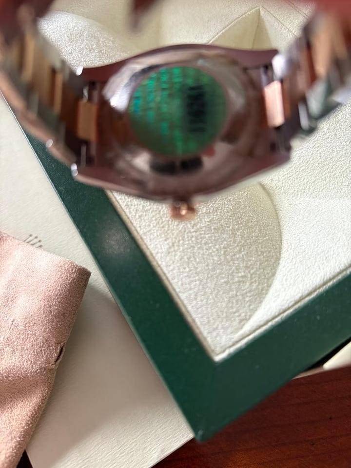Rolex | Datejust | 116261 | Rose gold | 36 mm | Gold/Steel | Silver | Automatic