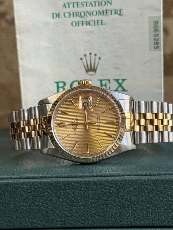 Rolex | Datejust | 16233 | Gold/Steel | 36 mm | Gold/Steel | Champagne | Automatic