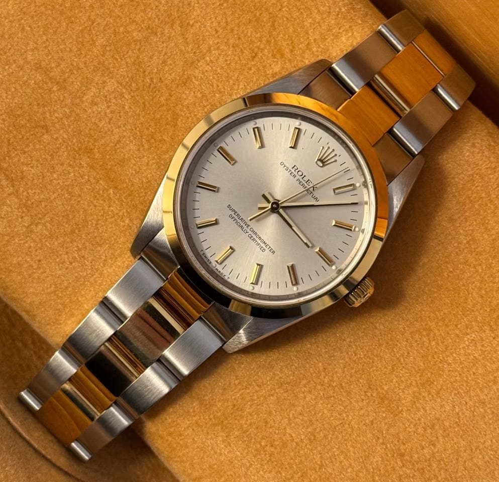 Rolex | Oyster Perpetual | 14203M | Gold/Steel | 34 mm | Gold/Steel | Champagne | Automatic