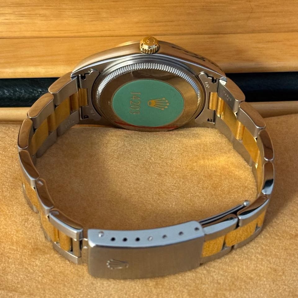Rolex | Oyster Perpetual | 14203M | Gold/Steel | 34 mm | Gold/Steel | Champagne | Automatic