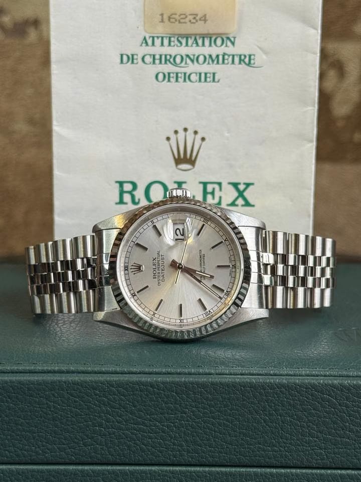 Rolex | Datejust | 16234 | Steel | 36 mm | Steel | Silver | Automatic