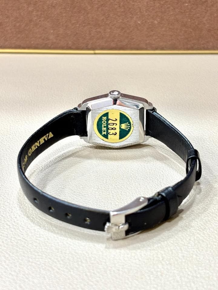 Rolex | Orchid | 2683 | Steel | 22 mm | Leather | Silver | Manual winding