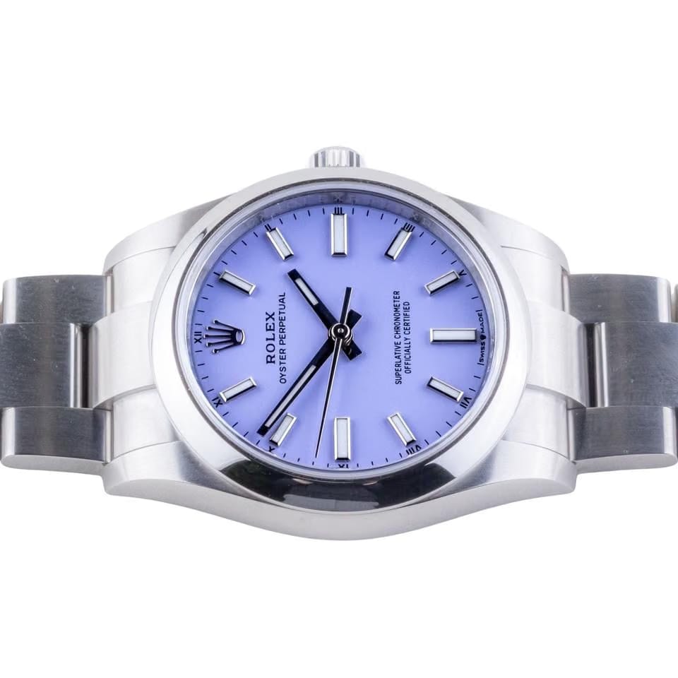 Rolex | Oyster Perpetual | 124200 | Steel | 34 mm | Steel | Purple | Automatic