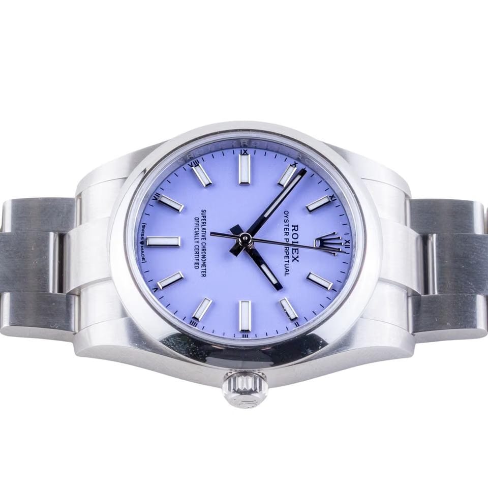 Rolex | Oyster Perpetual | 124200 | Steel | 34 mm | Steel | Purple | Automatic