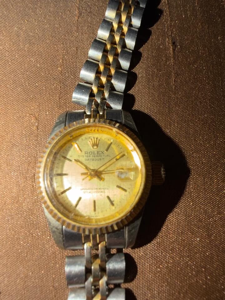 Rolex | Oyster Perpetual | 69240 | Steel | 26 mm | Steel | Champagne | Automatic