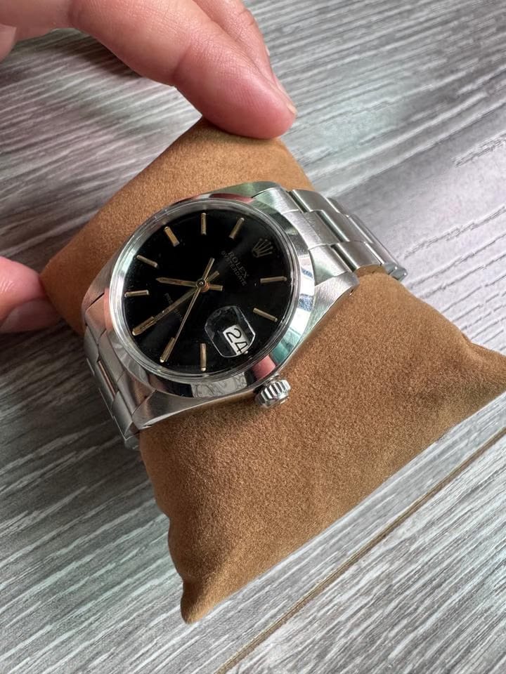 Rolex | Oysterdate Precision | 6694 | Steel | 34 x 40 mm | Steel | Black | Manual winding