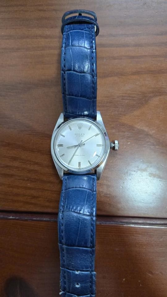 Rolex | Oyster Precision | 6426 | Steel | 34 x 42 mm | Leather | White | Manual winding