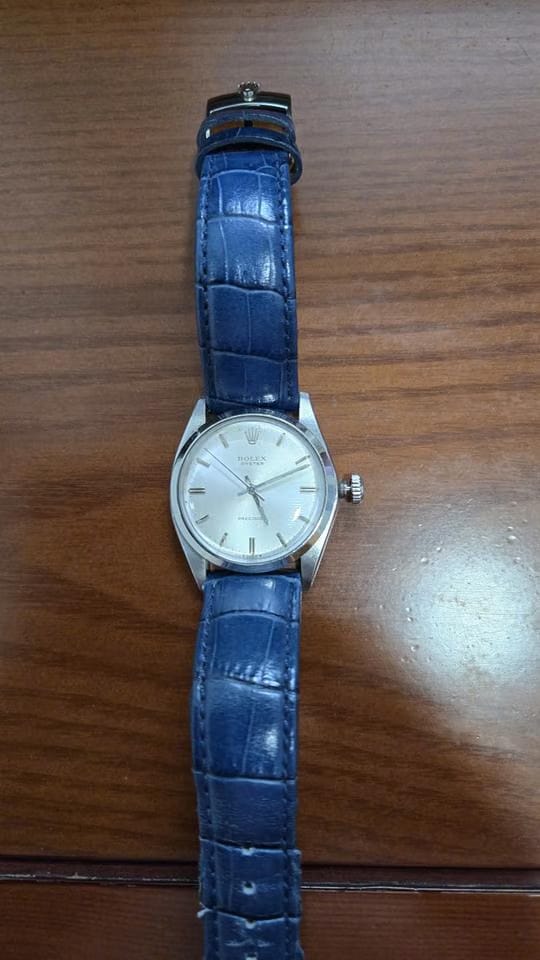 Rolex | Oyster Precision | 6426 | Steel | 34 x 42 mm | Leather | White | Manual winding