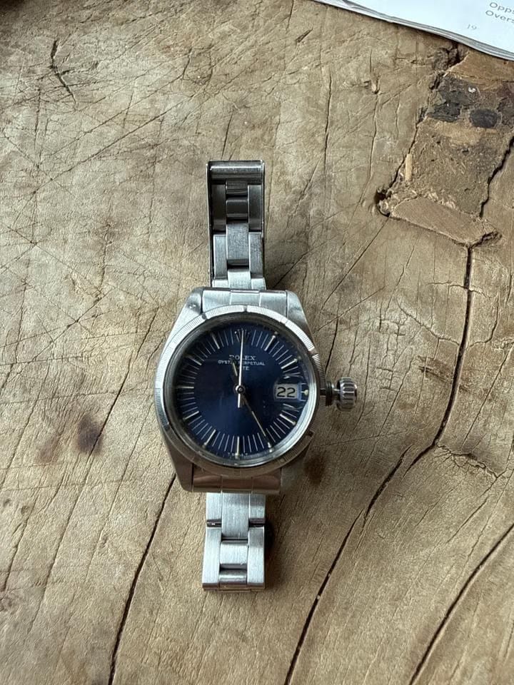 Rolex | Oyster Perpetual | 6919 | Steel | 26 mm | Steel | Blue | Automatic